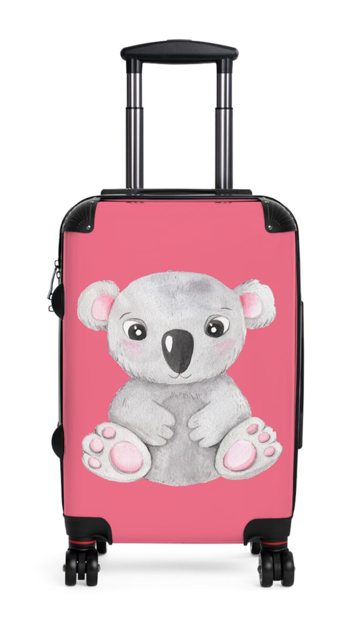 Cute Baby Koala Suitcase - Elevate your journeys with this charming companion, featuring delightful baby koala motifs for adorable adventures.