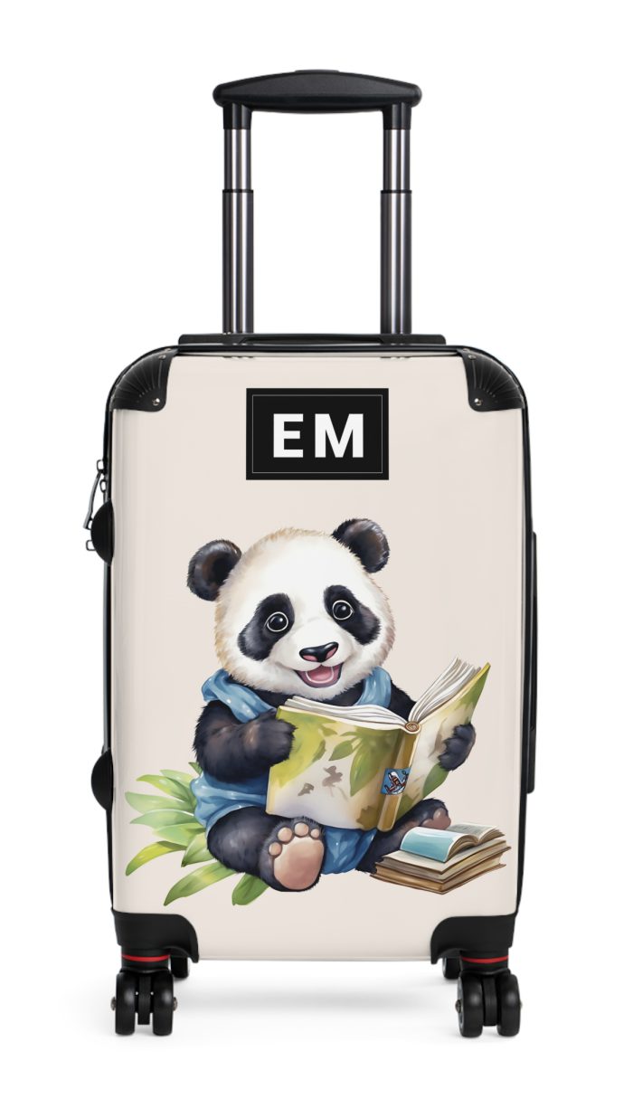 Cute Baby Panda Custom Suitcase - Travel in adorable style with a personalized design featuring cute baby pandas.