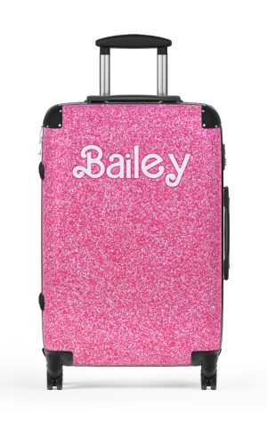 Custom Barbie Suitcase - Personalized Travel Luggage with Unique Barbie-Themed Design