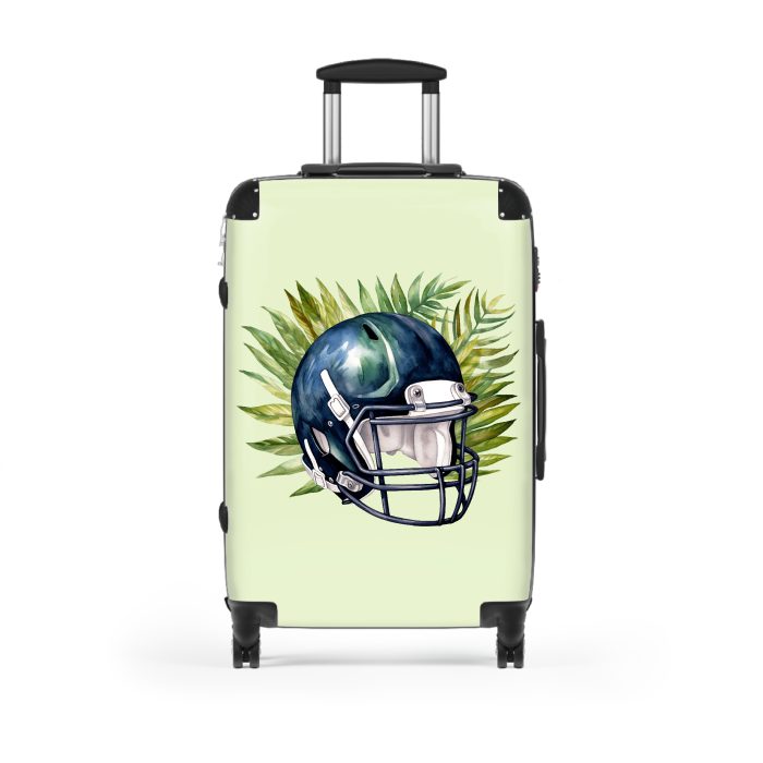 Sports Helmet suitcase, a durable and stylish travel companion. Crafted with helmet designs, it's perfect for sports enthusiasts on the go.