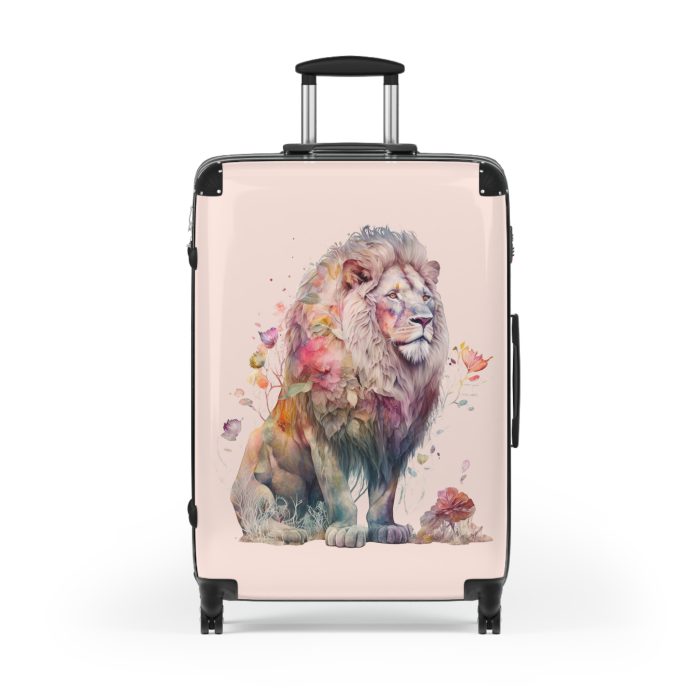 Lion Suitcase - Roar into adventures with strength and style, a distinctive and bold travel companion symbolizing majesty and individuality.